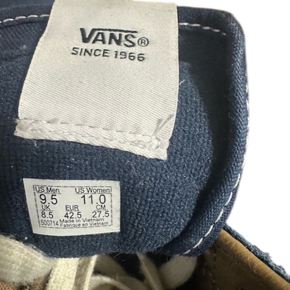 Vans SK8-Hi 138 Decon High Top Unisex Blue White Floral Lace Up Sneakers - Picture 2 of 8